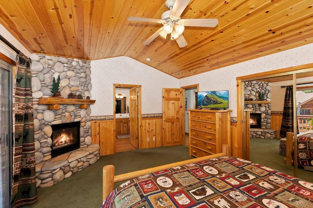 Teakwood - 3-Br Spa, Fire Pit, Quiet, Ac, Centrally Located Villa Big Bear Lake Esterno foto