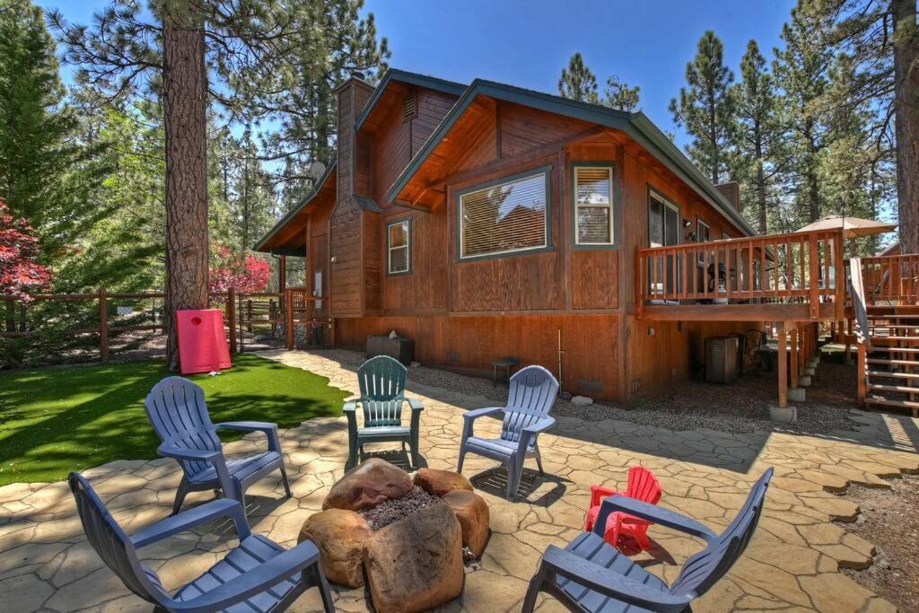 Teakwood - 3-Br Spa, Fire Pit, Quiet, Ac, Centrally Located Villa Big Bear Lake Esterno foto