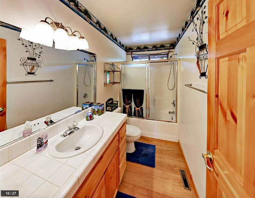 Teakwood - 3-Br Spa, Fire Pit, Quiet, Ac, Centrally Located Villa Big Bear Lake Esterno foto