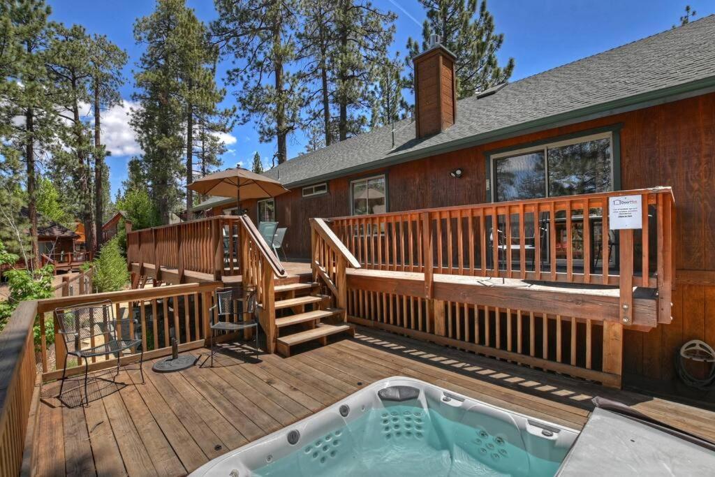 Teakwood - 3-Br Spa, Fire Pit, Quiet, Ac, Centrally Located Villa Big Bear Lake Esterno foto