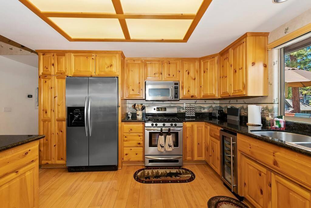 Teakwood - 3-Br Spa, Fire Pit, Quiet, Ac, Centrally Located Villa Big Bear Lake Esterno foto